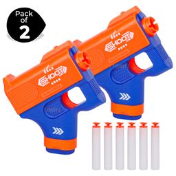 Fiddlerz  Blaster Storm Gun With Foam Bullets Pack of 2 - Blue-13