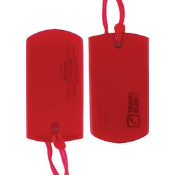 Travel Blue Jelly I.D. Tags Pack of 2 - Red-image-83