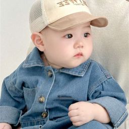 Ziory Cotton Wort Betwee Text Embroidered Cap - Beige & Brown-23
