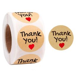 FunBlast Round Shaped Thank You Stickers4 Rolls-11