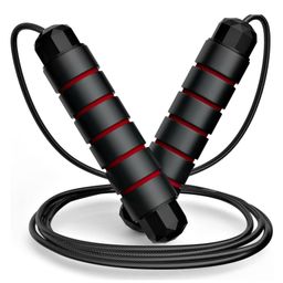 UDKI Adjustable Red Jump Rope with Ball Bearings-25