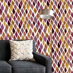 ArtzFolio Printed UV-Resistant Anti-Bacterial Checked Peel & Stick Wallpaper-image-42
