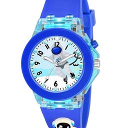 ON TIME OCTUS Boys Printed Dial Led Analogue Watch KD-036 BLUE SPACE image 4