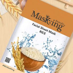 MasKing Pack Of 3 Women Beauty Rice Facial Sheet Mask And Peel - 20 ml Each-46
