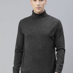 Pierre Carlo Men Grey Pullover-image-32