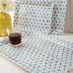Goodhomes Off White Melamine Serving Trays - Set of 3-23