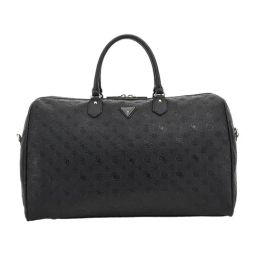 Guess Black Wilder Logo Weekender Duffle Bag-16