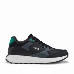 Campus Men's Black Running Shoes-image-83