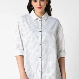 VASTRADO White Printed Shirt-image-32