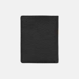 Carlton London Black Textured Bi-Fold Wallet for Men image 2