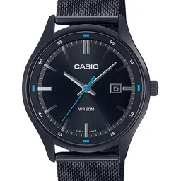 CASIO Men Stainless Steel Bracelet Style Straps Analogue Watch A2103-45