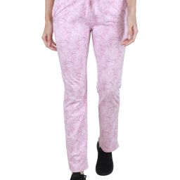 Monte Carlo Mauve Regular Fit Mid Rise Pants image 1