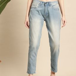 Mast & Harbour Women Light Fade Stretchable Jeans-picture-1