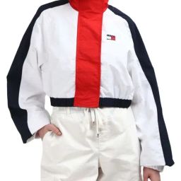 TOMMY HILFIGER White & Multi Plain Jacket-image-60