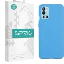 Sprig Liquid Silicone Back Cover for Oneplus 9R 5G (Blue)-image-99
