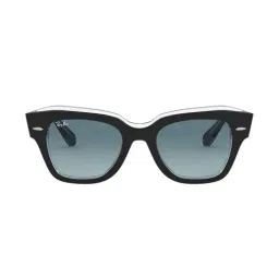 Ray-Ban 0RB2186 Blue Gradient State Street Square Sunglasses - 52 mm-image-64
