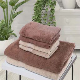 Bianca Paradiso Brown & Beige 500 Towel Set-image-36
