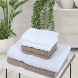 Bianca Paradiso White & Beige 500 Towel Set-image-60