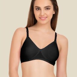 Tweens Black Non Wired Non Padded T-Shirt Bra-image-58