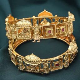 Karatcart Gold-Plated Dulhan Doli Design Bangles for Women - Set of 2-29