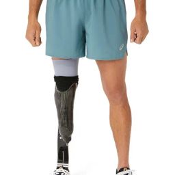 Asics Foggy Teal Regular Fit Sports Shorts-picture-44