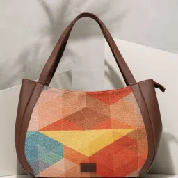 ZOUK Geooptics Multicolor Printed Luna Shoulder Bag image 1