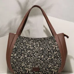 ZOUK Flomotif Black Printed Luna Shoulder Bag image 1