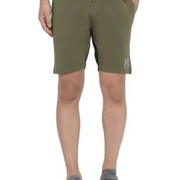 Pepe Jeans Olive Mid Rise Solid Shorts-image-53