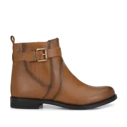 Delize Women's Tan Casual Booties-image-95