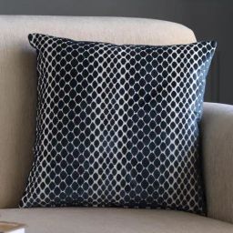 GM Navy Polyester Medium-Sized Zipped Cushion Cover - Single Piece-image-53