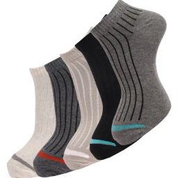 Dollar Multi Cotton Free Size Striped Socks - Pack of 5-image-79