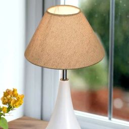 Homesake Beige Metal Table Lamp-picture-42