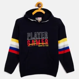 Duke Kids Navy Embroidered Full Sleeves Sweater-image-66