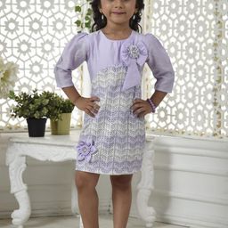 Be Kids Girls Purple Dresses-image-70