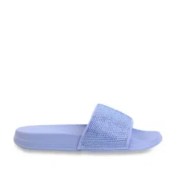 FitFlop Women's Blue Slides-image-30