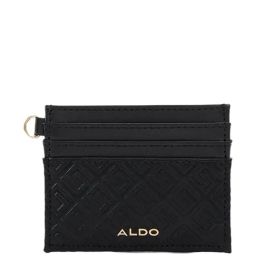 Aldo Black Textured Wallet For Women-image-58