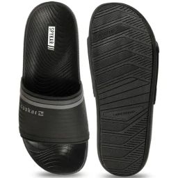 Spykar Men's Julius Black Slides image 4