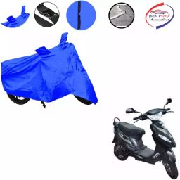 Auto Pearl Waterproof Two Wheeler Cover For Hero Electric Zippy (Blue)-picture-19
