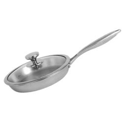 Nirlon Silver Stainless Steel Others SS_Platinum_Fry Pan 22-image-35