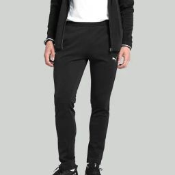 Puma Black Slim Fit Sports Trackpants-image-52
