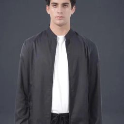 Rare Rabbit Navy Regular Fit Solid Jacket-picture-48