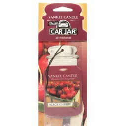 Yankee Candle Medium Black Cherry Single Car Jar Air Freshener-picture-19
