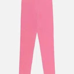 Bodycare Girls Pink & Cherry Regular Fit Slim Fit Leggings-image-81