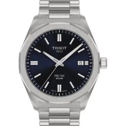 Tissot T1514221104100 PRC 100 Solar Analog Watch For Men-image-99