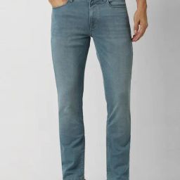 Van Heusen blue Solid Jeans-image-72