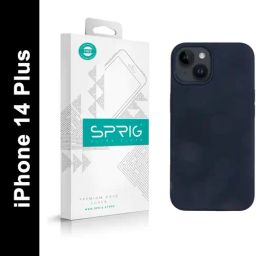 Sprig Liquid Silicone Back Cover for APPLE iPhone 14 Plus (Black)-image-62