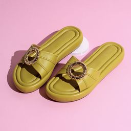 Inc 5 Women Open Toe Flats with Buckles-image-64
