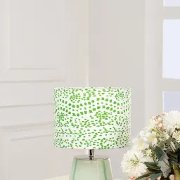 Kridha Living Green Glass Ribbed Sphere Lamp-picture-45