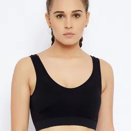 C9 AIRWEAR Black Solid Non-Wired Non Padded Everyday Bra PZ2134_Black-image-49