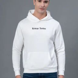 Red Tape Off White Regular Fit Graphic Hoodie-image-69